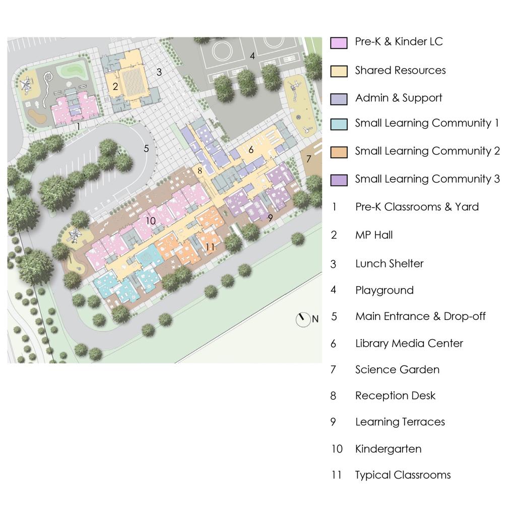 Landscape Plan Community Environment: Solana Ranch Elementary School is the most recent school completed for the Solana Beach School District, an independent elementary school district serving