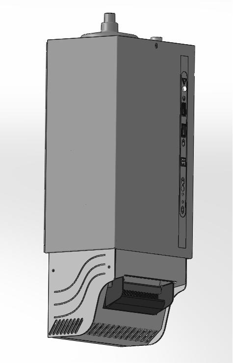 BLOWERPACK 3.2 BP SET ON THE TOP OF THE HUMIDIFIER The BlowerPack fan unit can be installed on the top of the following humidifiers ElectroVap (fig. 8.1, 8.