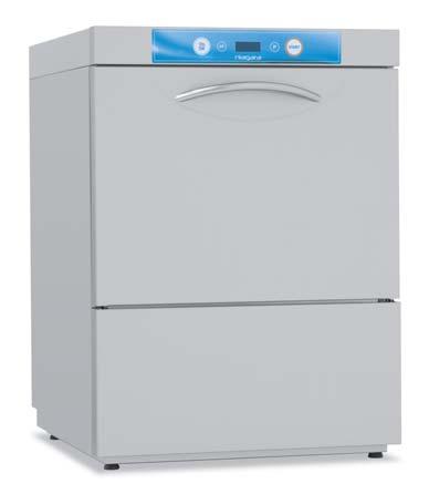 9 62 Undercounter dishwashers, 82 cm high with 50x50 cm rack and 38.