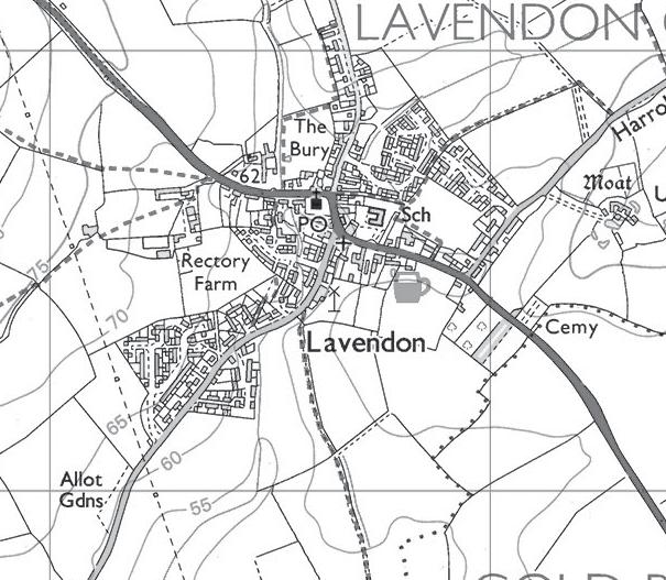 0 HISTORIC DEVELOPMENT HISTORIC MAPS The following historic maps show how Lavendon and the surrounding area has grown over the last years.
