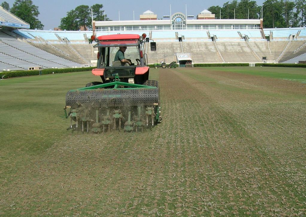 Benefits of Soil Cultivation Physical penetration of the soil improves air, water and nutrient movement within the rootzone. Corrects or alleviates soil compaction.