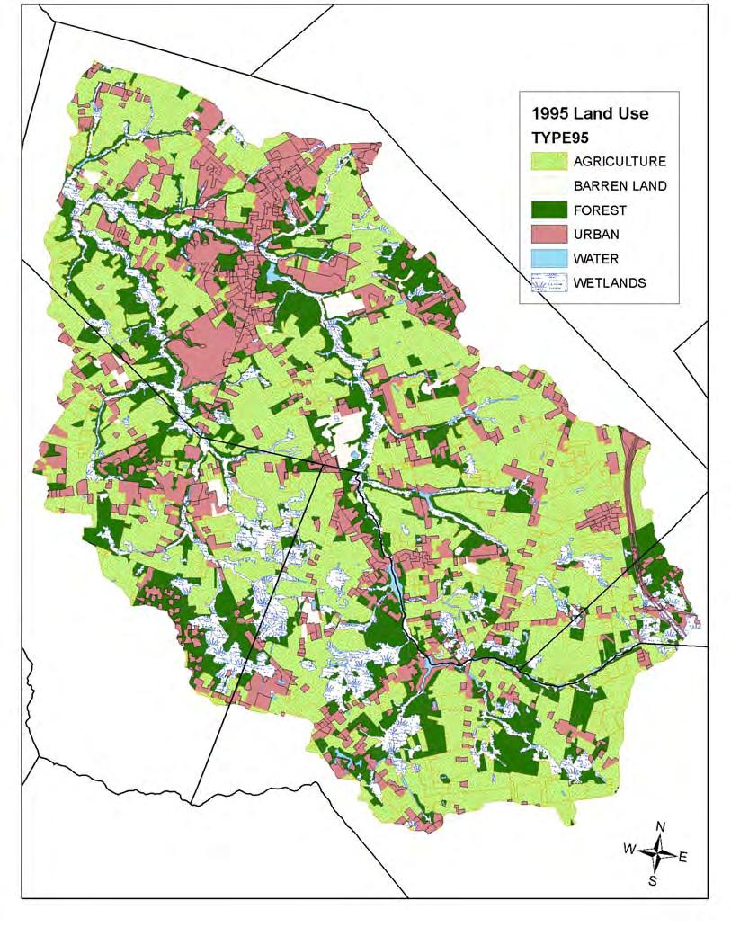 Raccoon Creek Land Use Comparison 1985-1995-2002 1985 & 1997 Data from NJDEP 2002 Data from SCD analysis