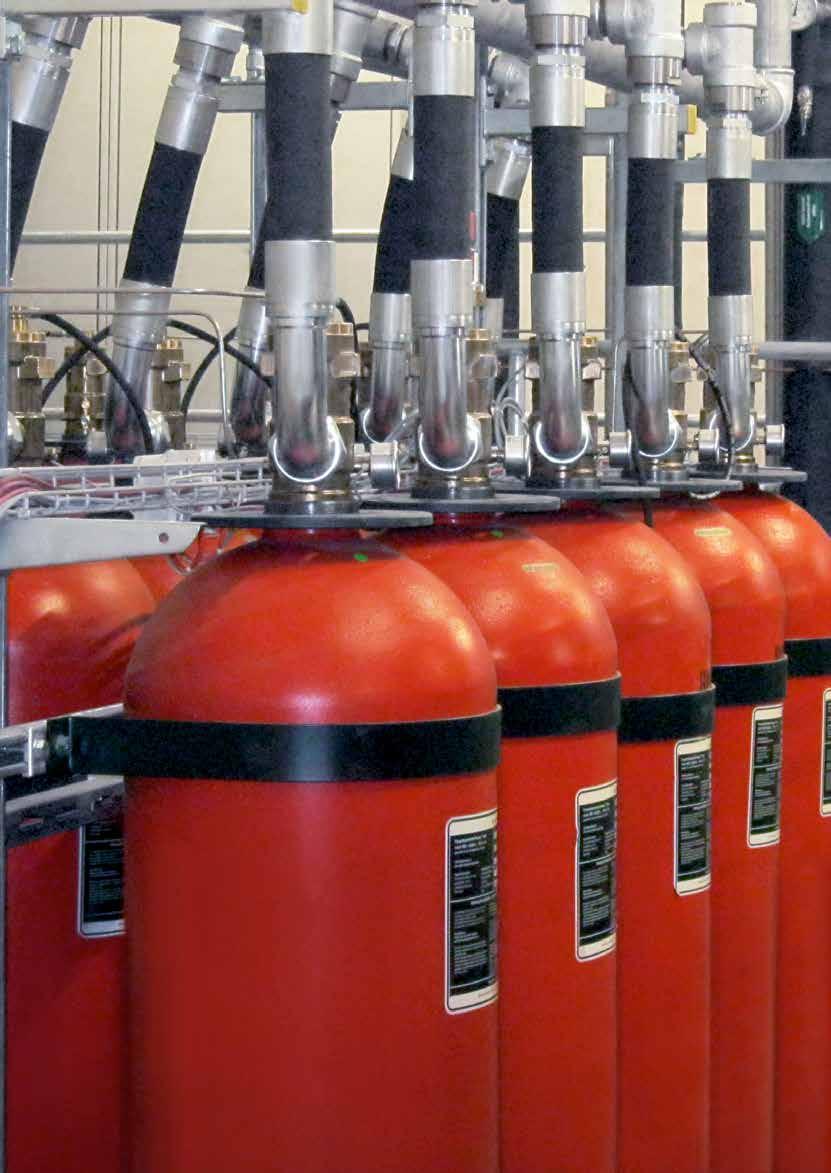 Technologies Gas extinguishing systems MX 200 Fire