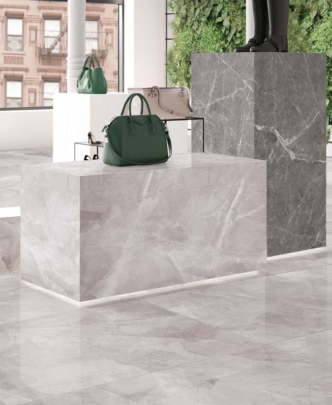AMANI GREY / 900X900mm / 600X1200mm Amani Grey is a kind of light grey marble from Italy.