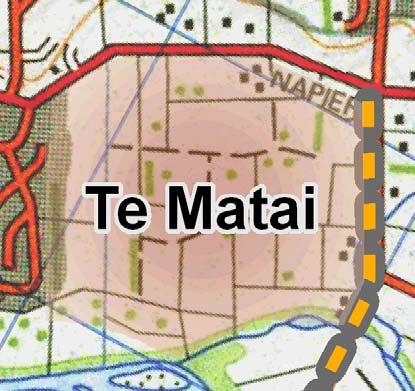 Site Option 3: Te Matai Location Napier Drain looking south east Description The Te Matai growth option is located between the existing residential boundary