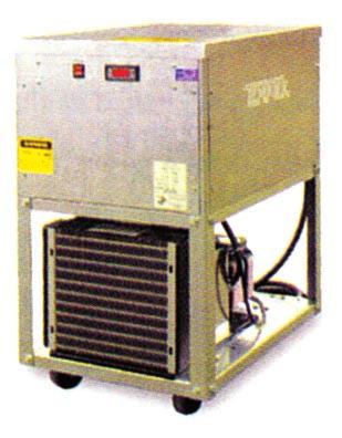 5 Tons) Galvanized Steel Frame Microprocessor Control w/ Temperature Display Standard NPT Process Fittings Compact Frame w/ Small Footprint Coaxial Evaporator Hermetic Compressor Fan Style Air-cooled
