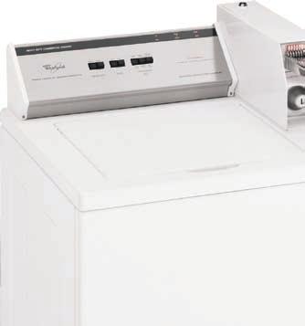 HIGH EFFICIENCY COMMERCIAL WASHER CAM2762R 27" 2-Speed Washer with Metercase Machine Accepts the Following Payment Systems (not included): - Coin Slide - Retrofit Coin Drop - Retrofit Card Reader -
