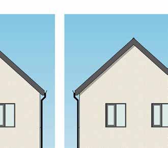 Figure 11 - Example House Elevation showing natural stone, cladding and render. 3.6.