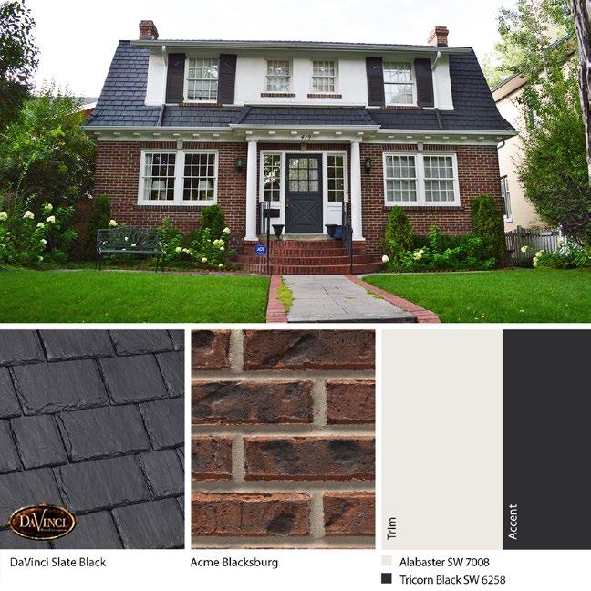GRAY BRICK Bricks that are gray or have a gray cast can be either a cool true gray color or a warm brownish gray.