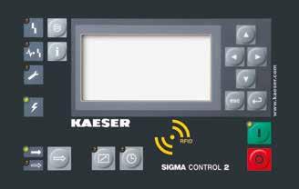 at low speed, KAESER s airends are equipped with flow-optimised rotors for superior efficiency.