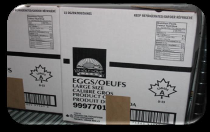 eggs sold in grocery stores