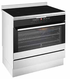 Multifunction pyrolytic oven EFEP955SB Cut-out dimensions - flush fit (mm) Oven features 90cm stainless steel freestanding cooker with induction cooktop 900 nominal (H) x 900 min (W) x 600 (D)