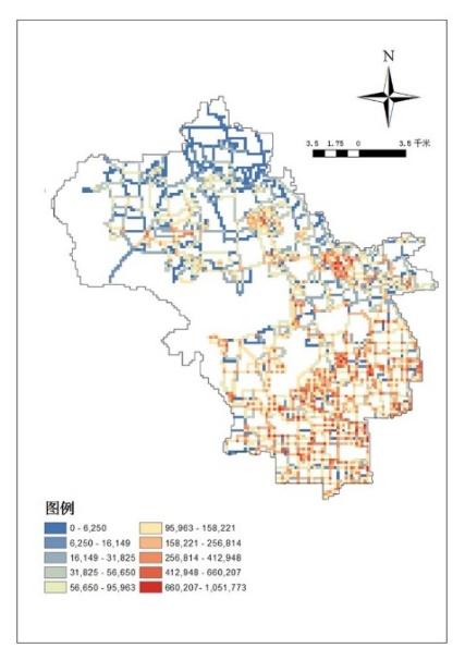 1 Research on trajectory big data for residents' daily travel and high frequency use space The OD node data and trajectory data of the bicycle can reflect the work of the citizens and the space for
