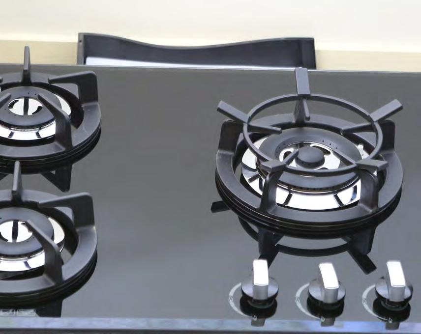 1, 2 & 3 BURNER COOKTOPS Z SERIES 50cm, 60cm, 75cm & 85cm cooktops Premium components,