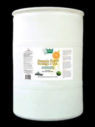 Navy SHML Approved ORANGE PEEL Citrus Cleaner Degreaser Item # 410030, DM (55 gallons) Heavy-Duty Citrus Bio-Based Cleaner