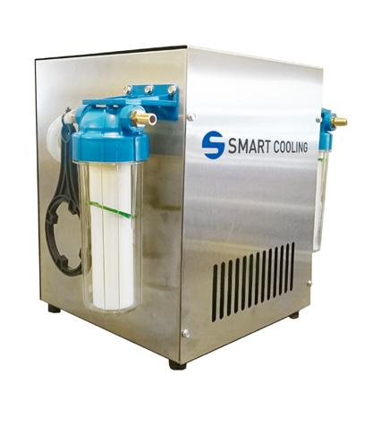 4 WATER TREATMENT SYSTEM Smart Cooling component has 4 steps of water purification: calcium carbonate and mineral elimination; protection against