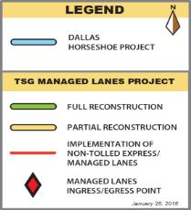 Proposed Project Segment 1: IH 35E from Colorado Blvd to South of the IH 35E/US 67 interchange 5.