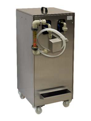 External unit for automatic refilling of cleaning agent and DI water to