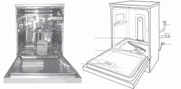 Introducing your dishwasher 9 Dishwasher interior a b c j d e g h i f Fig.