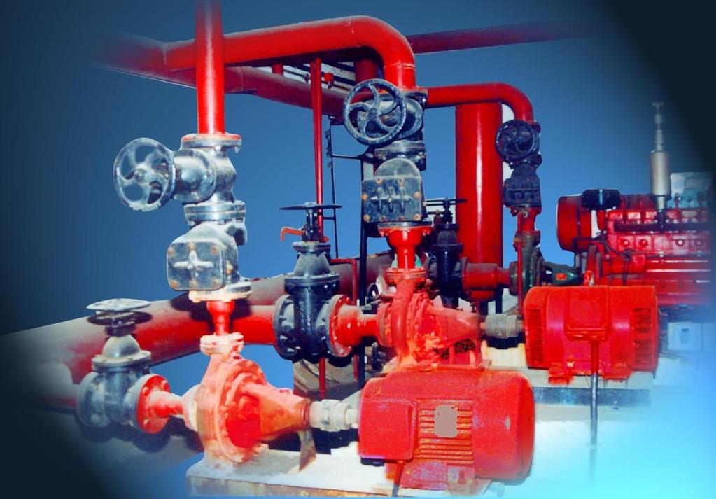AUTOMATIC HYDRANT WET RISER SYSTEM: Basic Fire Protection system provided to protect entire Plant /Building/Risk.
