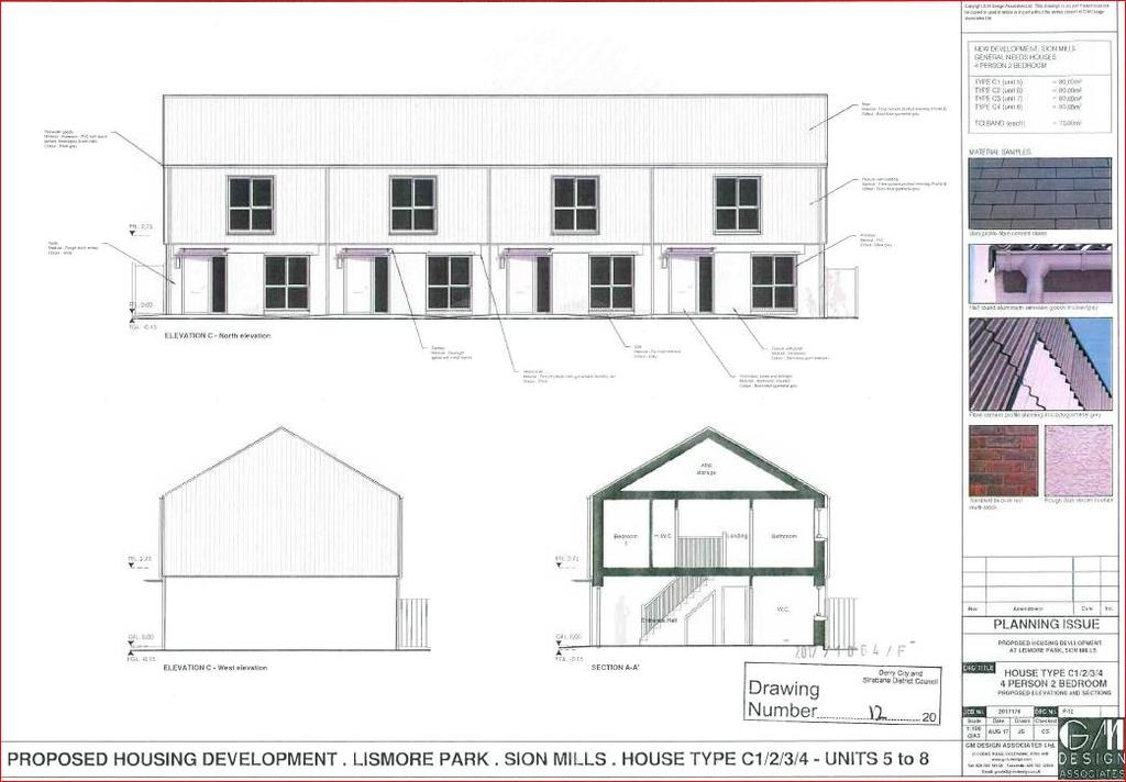 Proposed terrace Detached dwelling (h) The Design and layout will not conflict with adjacent land uses and there will be