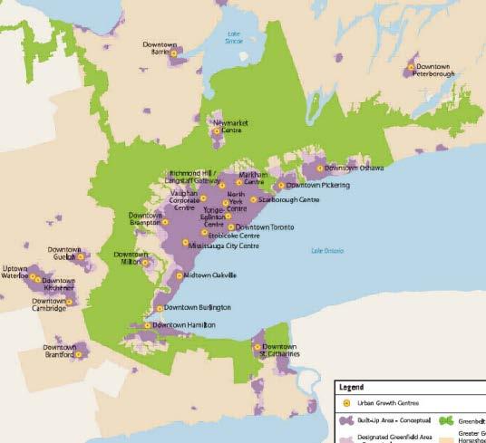 Growth Allocations % of Growth Region of Peel City of Mississauga Dundas Corridor 14% of