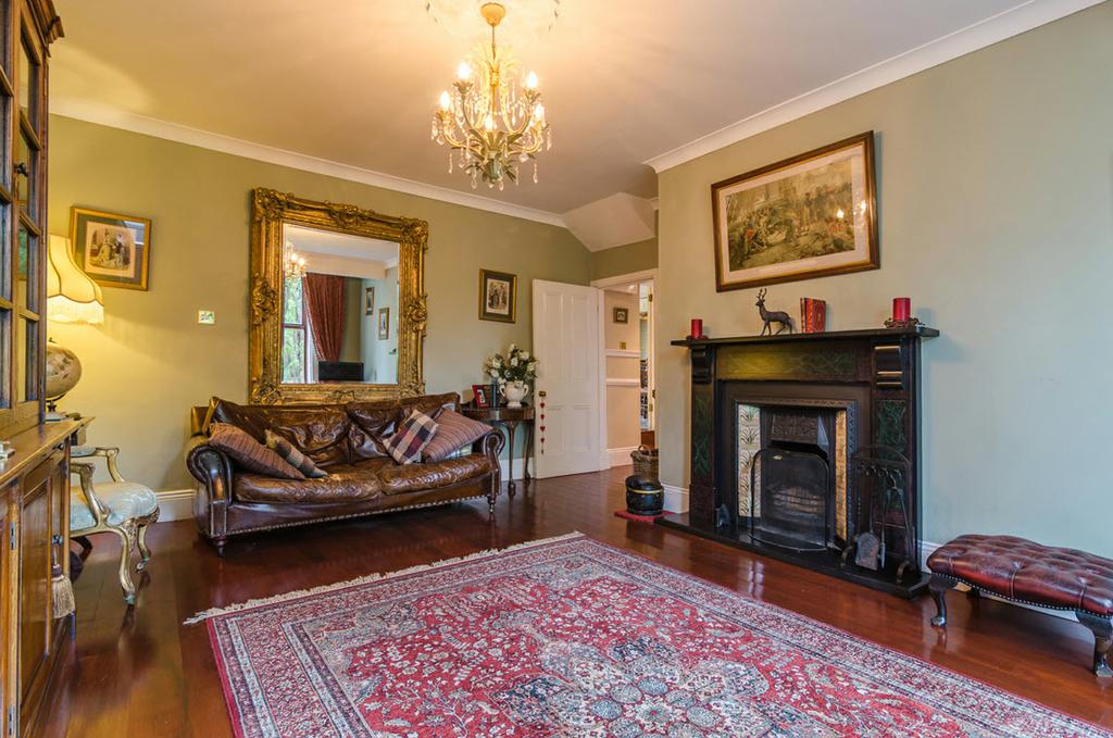 The Property Comprises: Glazed front door to... ENTRANCE PORCH: Original tiled floor, picture rail, glazed door with glazed side and over panels to.