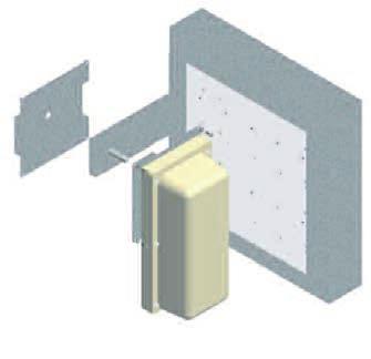 They can be used up to 250mm wall thickness and fitted in three different positions.