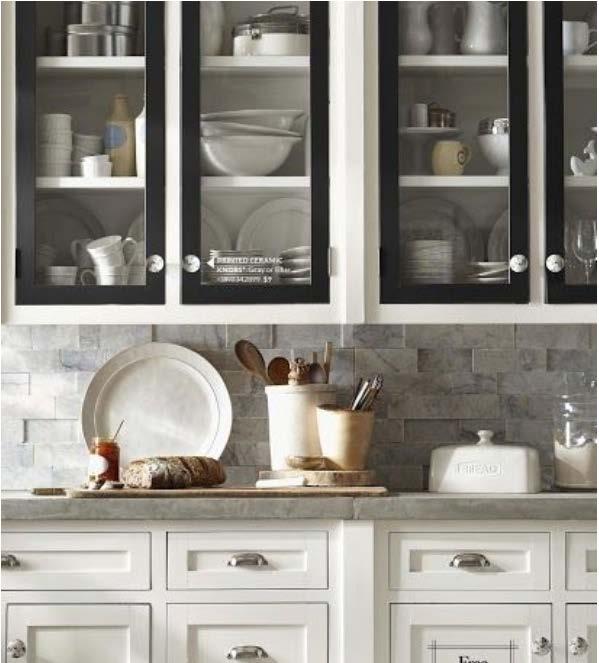 Expand the Black Trim Concept to Cabinetry Plenty of REFINED MODERN FARMHOUSE ELEMENTS