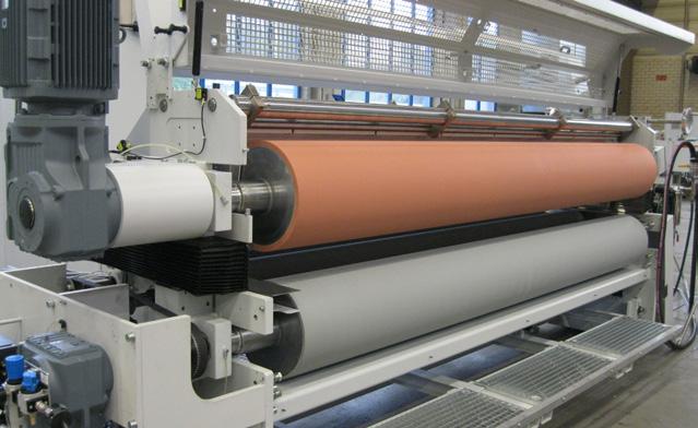 ranges from 2 to 120 m/min feed speed Rubber application rollers in different designs to meet