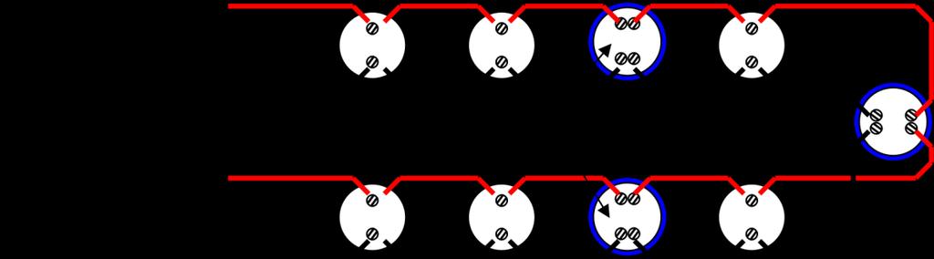 4.3.1 Loop Wiring Installation (+) RETURN (-) RETURN Form the loop by taking wires from the positive and negative terminals, at one side of the connector on the base
