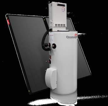 SmartLine 200L Gas Features: Also Available with: NEXT SYSTEM > Eco Blue Collector: With a solar hot water system from Chromagen, you can literally