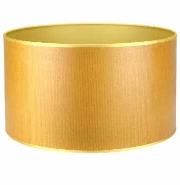 GOLDEN SAND DRUM SHADE SMALL 20cm MEDIUM 45cm 27cm WOOD VENEER SHADES A beautiful golden sand wood-veneered drum shade with a chic gold lining. Finished with a gold fabric trim edging.