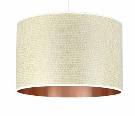 CREAM WEAVE DRUM SHADE SMALL 20cm MEDIUM 45cm 27cm WOOD VENEER SHADES A beautiful cream weave wood-veneered drum shade with a choice of luxury lining. Finished with an ivory fabric trim edging.