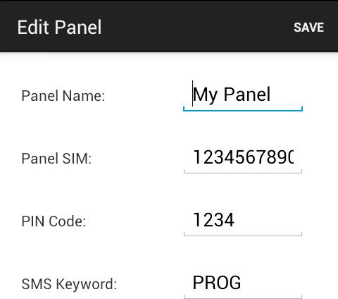 Delete Panel To remove current panel, select the Delete button at the top right of Panel Main Screen. You will be asked to confirm the action, select OK to delete the panel.