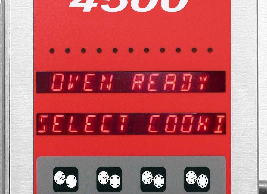 Once preheated, an alarm will sound for 5 seconds and the display will read OVEN READY -