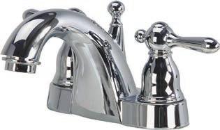 39 99 2-Handle Bathroom Faucet w/pop-up Fits standard 4"