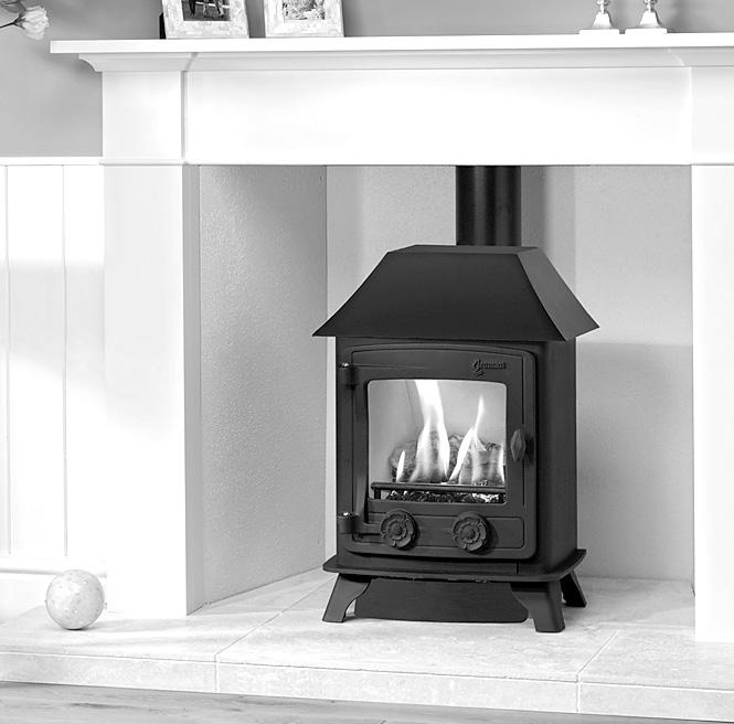 Exmoor Conventional Flue Log Effect Stove With Upgradeable Control Valve Instructions for Use, Installation and Servicing For use in GB, IE (Great Britain and Republic of Ireland) IMPORTANT THE OUTER