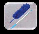 Feather Duster Dusting and General Cleaning The microfiber feather duster sleeve is ideal for overhead cleaning.