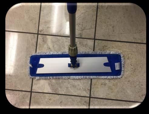 Damp Mopping Microfiber Looped Damp Pad The premium looped microfiber design works well on rough or smooth surfaces.
