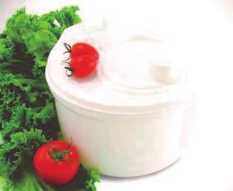 70 Lbs Suggested Retail: $ 9.99 Item# 1872 10 Salad Spinner 10" durable plastic salad spinner with soft grip handle.