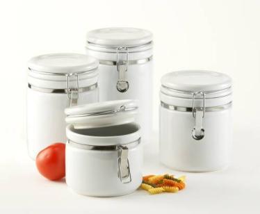 30 Lbs Suggested Retail: $ 29.99 Item# 5050W 4 Piece Canister Set Set includes : 5, 6, 7 and 8 cylinder canisters with 4.5 diameters. 1qt, 1.3qt, 1.6qt and 1.