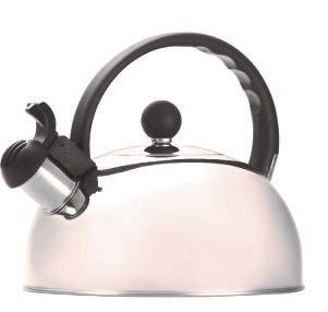 Teakettles - Stainless Steel Item# 0100 2 Quart Classic Whistler Stainless Steel Teakettle Highly polished stainless steel finish with copper bottom, classic whistler with