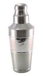 Hammered Accents - Barware Item# 3100 Stainless Steel Cocktail Shaker Appx 9 tall. Crafted from high quality 0.7mm stainless steel.