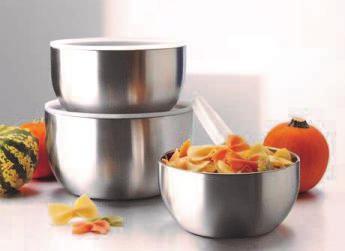 80 Lbs Suggested Retail: $ 19.99 Country of Origin: India Item# 0191 6 Piece Mix and Store Bowl Set 0.5mm gauge stainless steel with satin exterior finish with mirror polished interior.