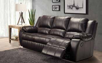 WITH A BATTERY PACK LEATHER MATCH RECLINING SOFA LOVESEAT 1949.