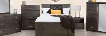 HARDWARE on all pieces 3 PIECE QUEEN SLEIGH BED Headboard with USB chargers and