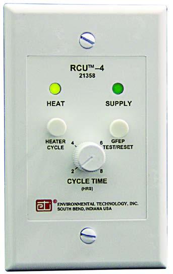 OPTIONAL REMOTE CONTROL OPERATION The GF Pro can be operated either locally on the face of the unit itself or by using the optional Remote Control Unit, RCU 4. Refer to Figure 7.