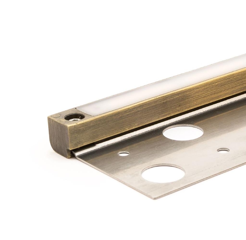 SL02 IN LINE LIGHT SOLID BRASS CONSTRUCTION WITH 3 MOUNTING OPTIONS COMPACT PERFECT SIZE TO