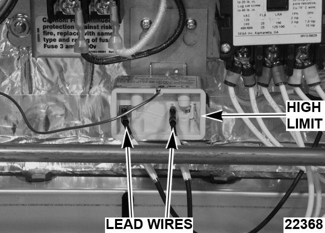 5. Reverse procedure to install and check steamer for proper operation. Fig. 10 5. Loosen screws securing capillary bulb.